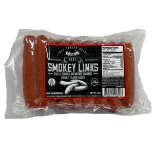 Halal Beef Smokey Links | Packaged