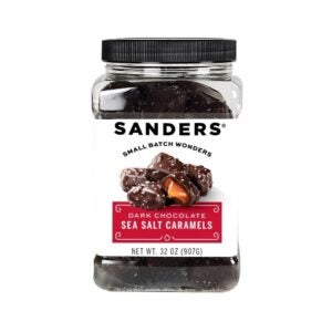 Dark Chocolate Sea Salt Caramels | Packaged
