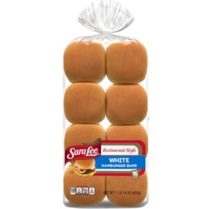 White Hamburger Buns | Packaged