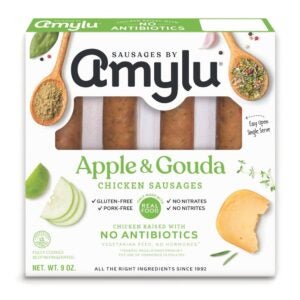 Apple & Gouda Chicken Sausage | Packaged