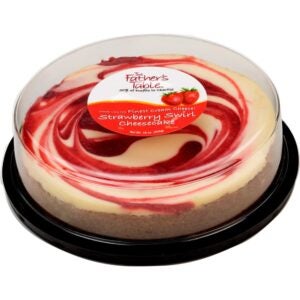 Strawberry Swirl Cheesecake | Packaged