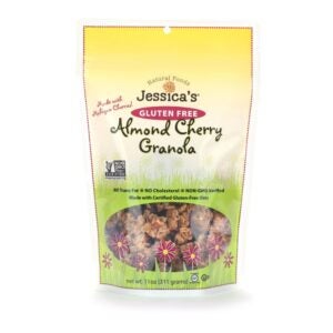 Jessica’s Natural Almond Cherry Granola | Packaged