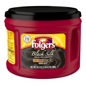 Black Silk Ground Coffee | Packaged