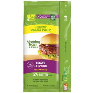 Meat Lovers Vegan Burgers | Packaged