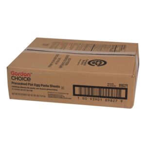 Flat Egg Pasta Sheets | Corrugated Box