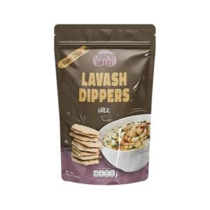 Garlic Flavored Baked Chips | Packaged