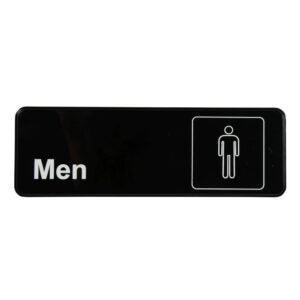 3×9 inch Men Sign | Raw Item