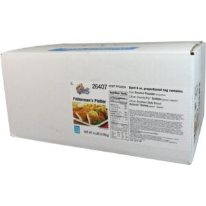 Breaded Fisherman’s Seafood Platter | Corrugated Box