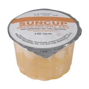 Orange Pineapple Juice Cup | Packaged