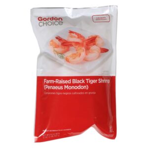 Tiger Shrimp, Peeled & Deveined Tail-On | Packaged