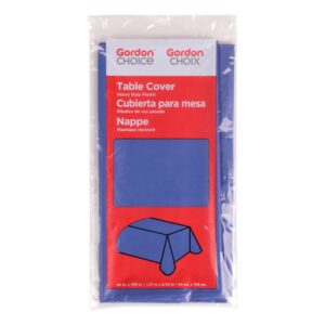 Navy Plastic Tablecover | Packaged