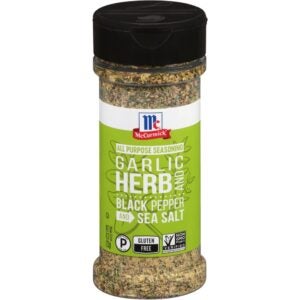 Garlic Herb & Black Pepper Sea Salt All-Purpose Seasoning | Packaged