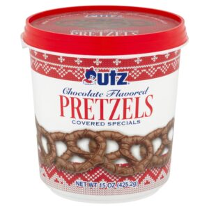 UTZ Chocolate Pretzel Tub 15oz | Packaged