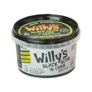 All Natural Black Bean and Corn Salsa | Packaged