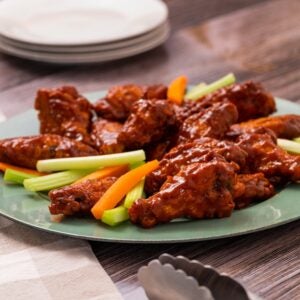 Fully Cooked BBQ Glazed Wings | Styled