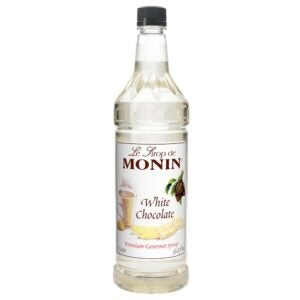 SYRUP WHT CHOC PLAS 1LTR MONIN | Packaged