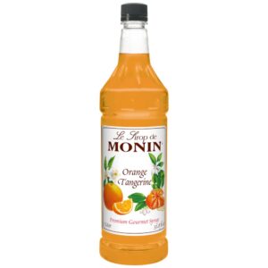 SYRUP ORNG TANGR PLAS 1LTR MONIN | Packaged