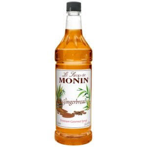 BEVERAGE SYRUP GINGRBRD 1LTR MONIN | Packaged
