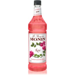 SYRUP ROSE 1LTR MONIN | Packaged