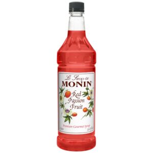 SYRUP RD PASSFRT PLAS 1LTR MONIN | Packaged