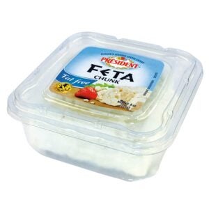President Fat Free Chunk Feta Cheese | Packaged