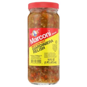 MARCONI RELISH GIARDINIERA MED 16FLZ | Packaged