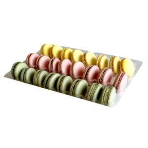 French Macaron Tray 24ct | Packaged