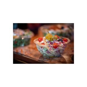 BOWL PLAS 24Z CLR W/LID 300CT | Styled