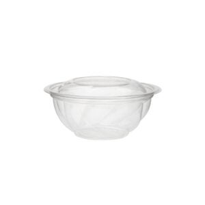 BOWL PLAS 24Z CLR W/LID 300CT | Raw Item