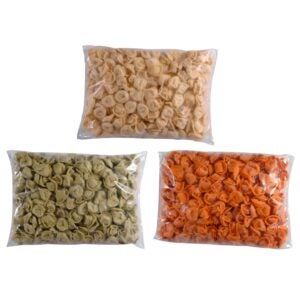Tri-Color Cheese Tortellini | Packaged