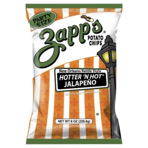 Zapp’s Hotter N Hot Jalp Kettle chip | Packaged