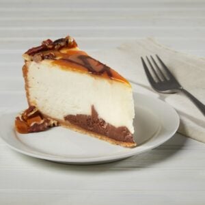 Salted Caramel Pecan Cheesecake | Styled