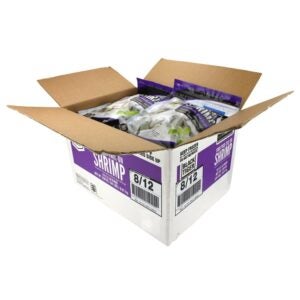 SHRIMP 8/12 P&D RAW TON IQF BLK TIGER | Packaged