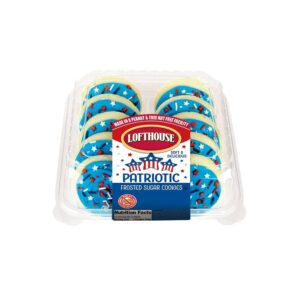 Red & Blue Star Cookie Tray | Packaged