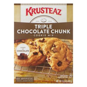 Krusteaz Triple Chocoloate Chunk Cookie Mix | Packaged