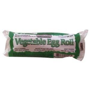 Vegetable Egg Rolls | Packaged