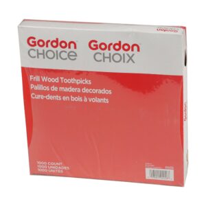 Frill Wood Toothpicks | Packaged