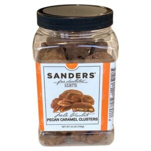 Milk Chocolate Pecan Caramel Clusters | Packaged