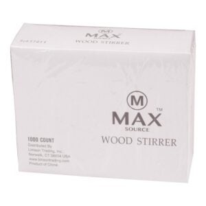 STIRRER WOOD 5.5″ 10-1000CT MAX SOURCE | Packaged