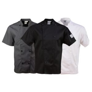 Performance Short Sleeve Jacket-GRY | Styled