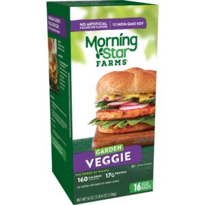 MorningStar Farms Veggie Burger 9-16ct 3 | Packaged