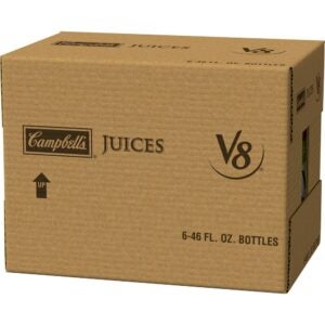 V8 Juice Low Sodium 46oz | Corrugated Box