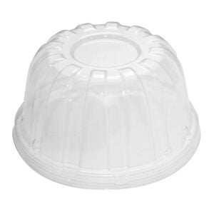 Clear Plastic Hi Dome Lids | Raw Item