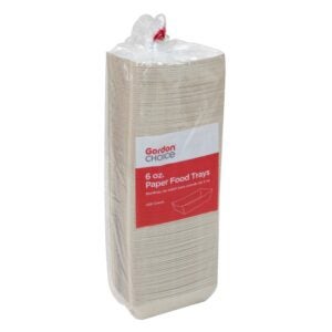 6 Ounce Paper Food Trays | Packaged