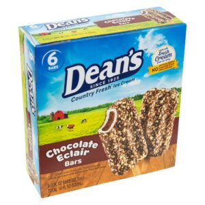 Chocolate Eclair Ice Cream Bars | Packaged