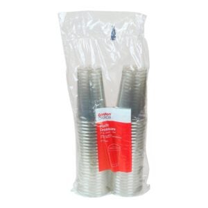 20oz Clear Cold Plastic Cups | Packaged