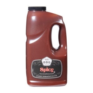 Gordon Choice Spicy Barbecue Sauce jug