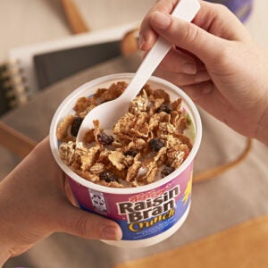 Raisin Bran Crunch Cereal Cup | Styled