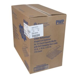 CONTAINER PLAS 12-CUPCAKE 115CT | Corrugated Box