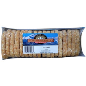 Hash Brown Patties | Packaged